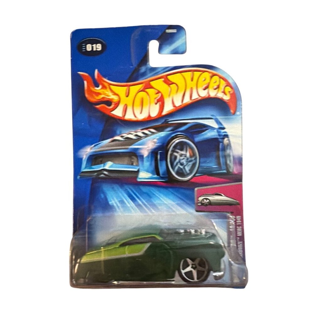 2004 Hot Wheels First Editions 1949 Merc 019 Green Die-Cast Car In Original Pack